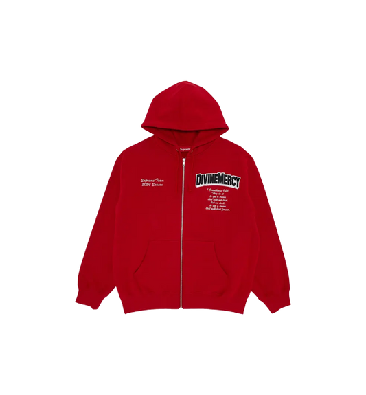 Supreme Salvation Zip Up Hooded Sweatshirt