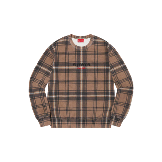 Supreme Plaid Crewneck