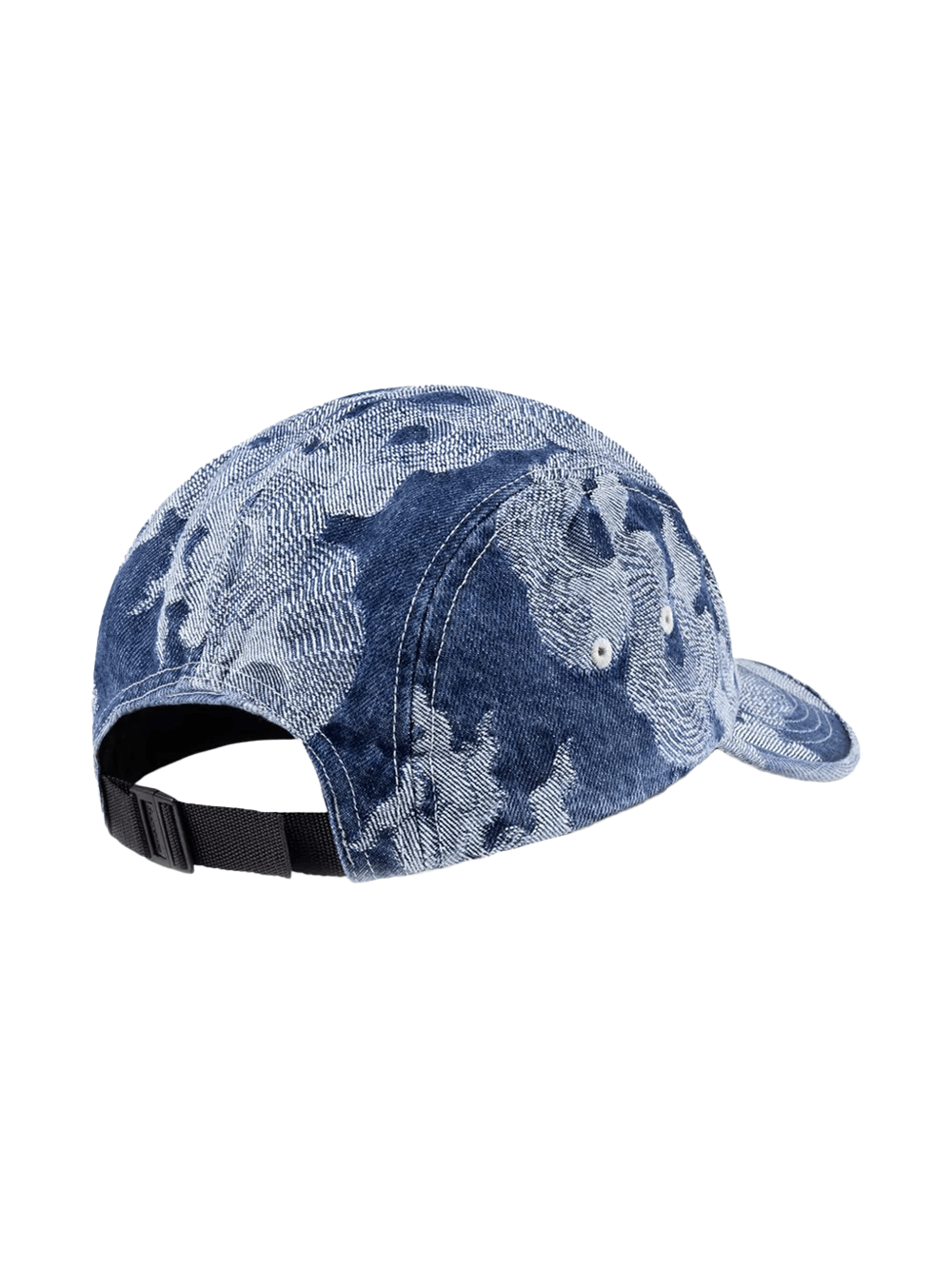 Supreme Flames Jacquard Denim Camp Cap