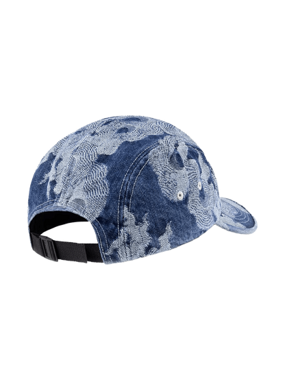 Supreme Flames Jacquard Denim Camp Cap