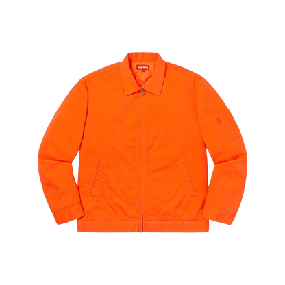 Supreme Cop Car Embroidered Work Jacket – Community Threat Supreme Cop Car Embroidered Work Jacket – Community Threat