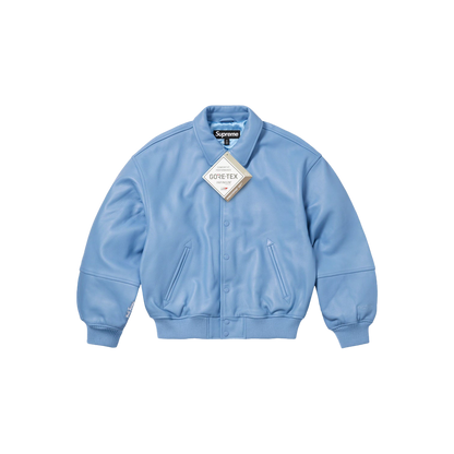 Supreme GORE-TEX Infinium WINDSTOPPER® Leather Varsity Jacket