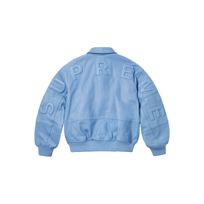 Supreme GORE-TEX Infinium WINDSTOPPER® Leather Varsity Jacket